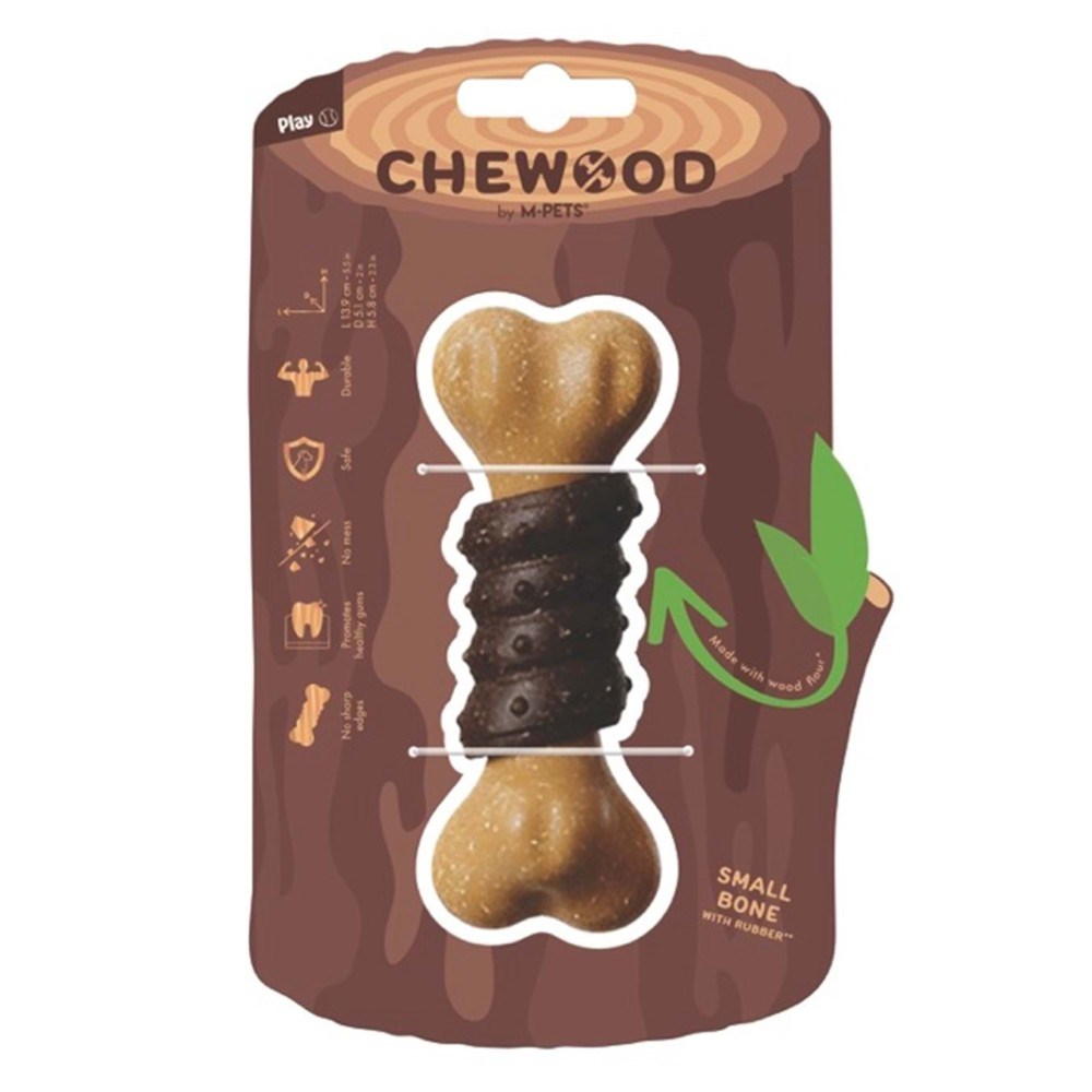 M-Pets Chewood Kemik Köpek Oyuncağı 3.9x5.1x5.8 cm S
