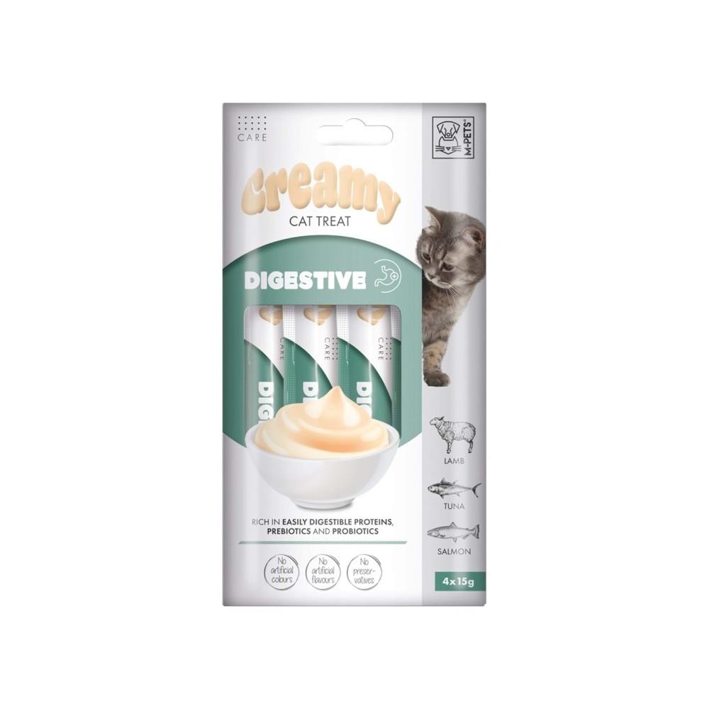 M-Pets Digestive Sindirim Sistemi Destekleyici Krema Kedi Ödül Maması 15 gr 4'lü