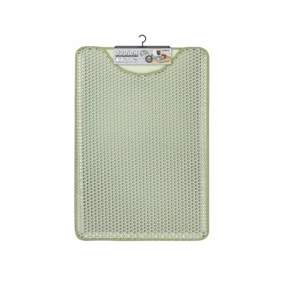 M-Pets Duplex Elekli Kedi Kumu Paspası 45x65cm (Yeşil)