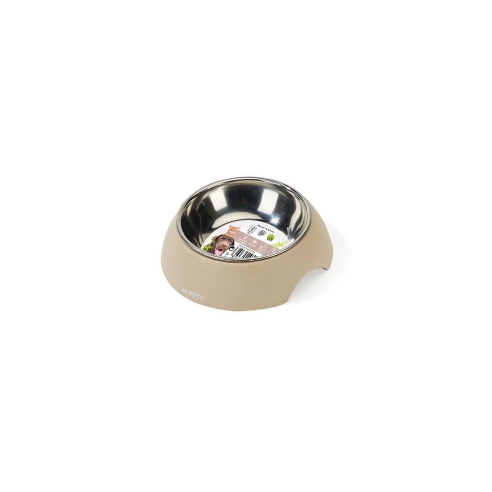 M-Pets Eco Bambu Mama ve Su Kabı 190ml Bej
