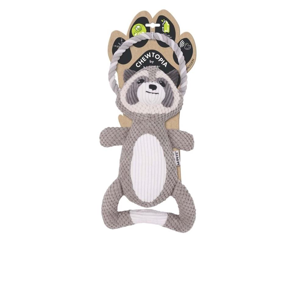M-Pets Eco Chewtopia Rakun Köpek Oyuncağı 35x19x8 cm