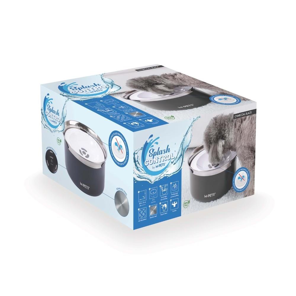 M-Pets Eskimo Çift Cidarlı Köpek Mama ve Su Kabı 2000 ml Kırmızı