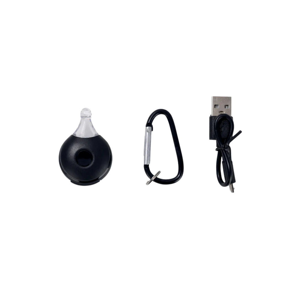 M-Pets Fearless Kedi ve Köpekler için Ultrasonik Pire Ve Kene Kovucu 3.3x1,4x4,6cm (Siyah)