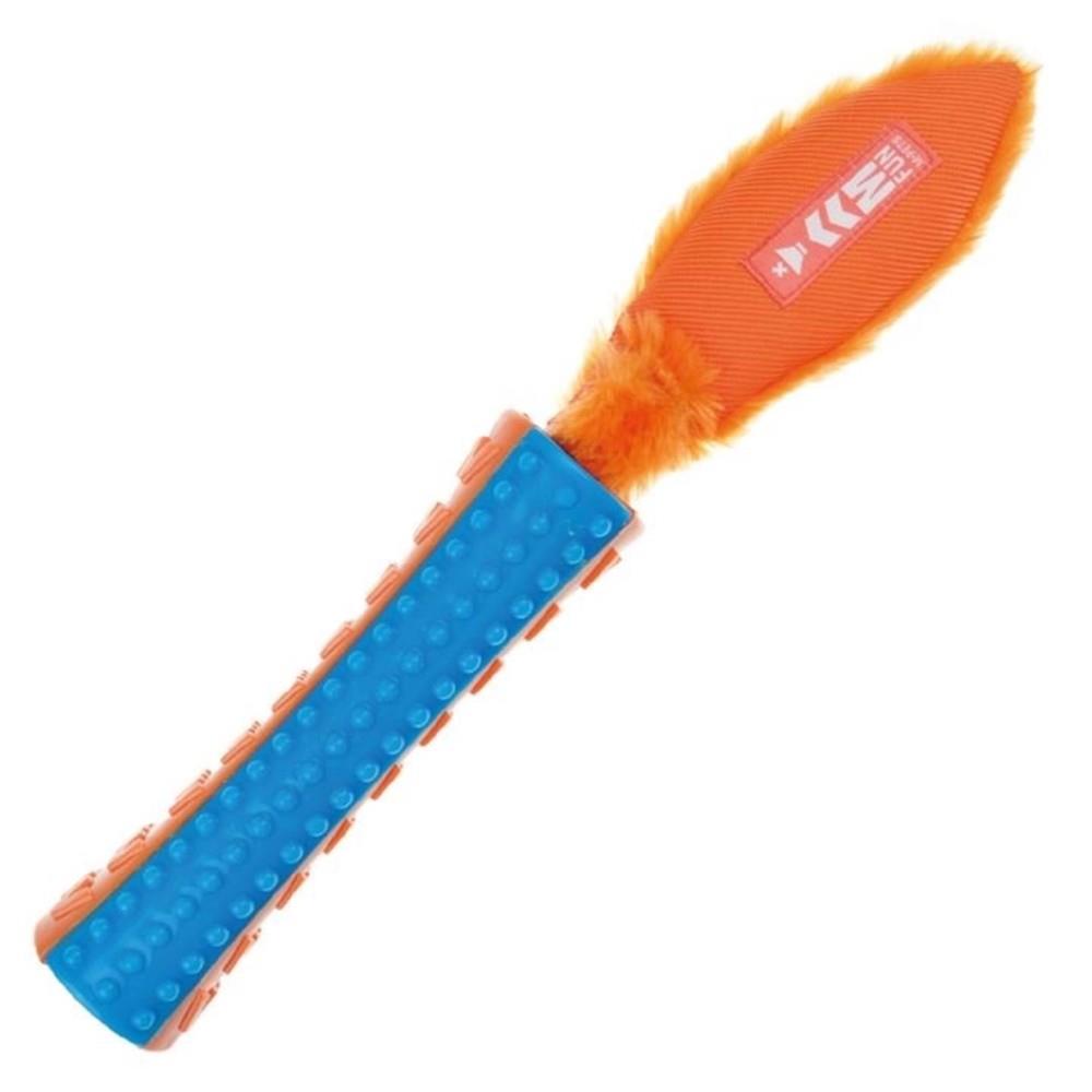 M-Pets Funsty On/Off Kauçuk Köpek Oyuncağı Mavi-Yeşil