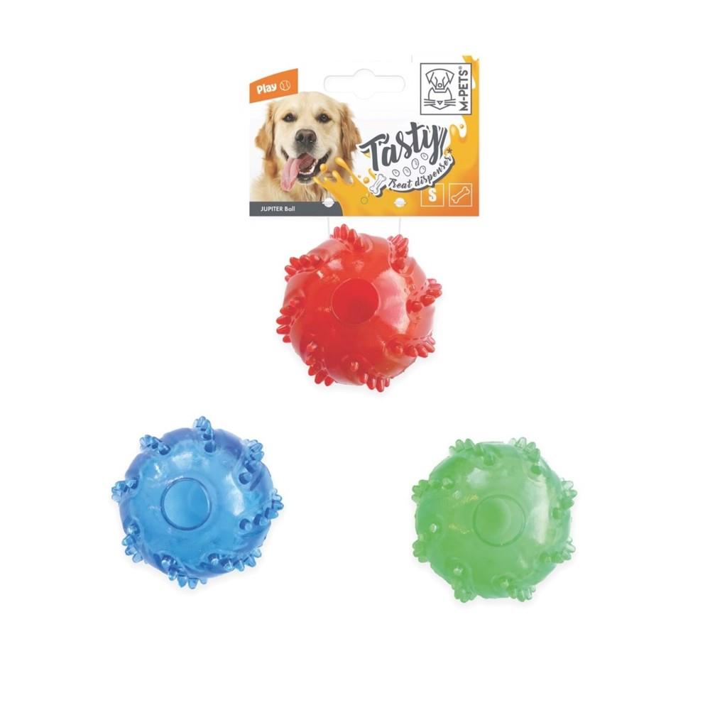 M-Pets Jupiter Kauçuk Ödül Hazneli Top Köpek Oyuncağı S