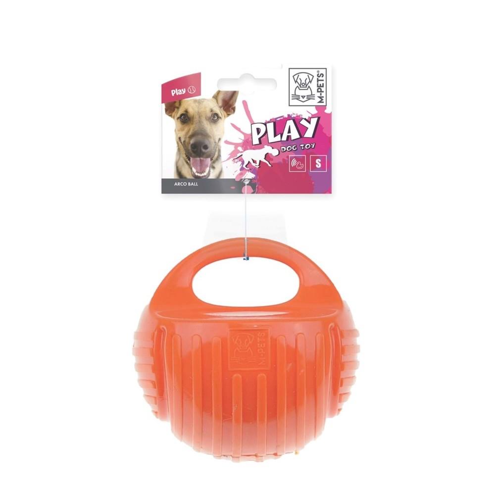 M-Pets Kauçuk Top Köpek Oyuncağı 7.7 cm Turuncu S