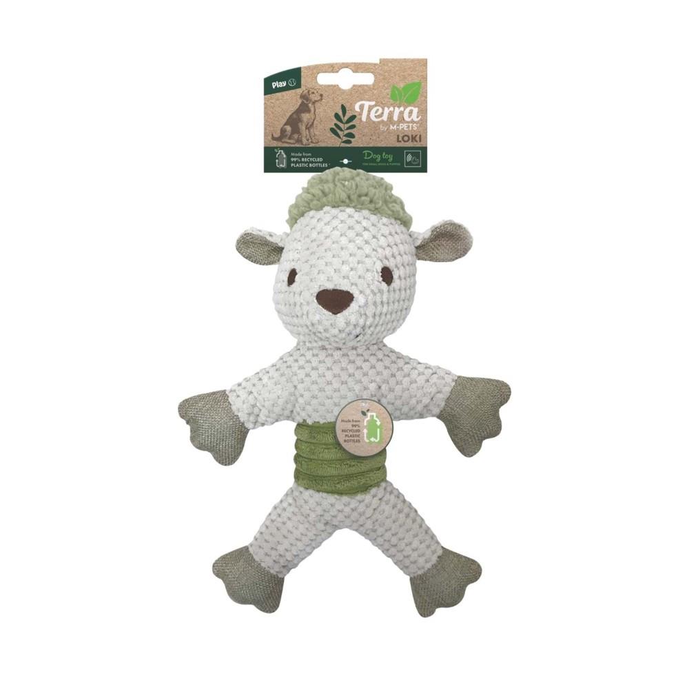 M-Pets Kuzu Köpek Oyuncağı 30x22x8 cm Beyaz