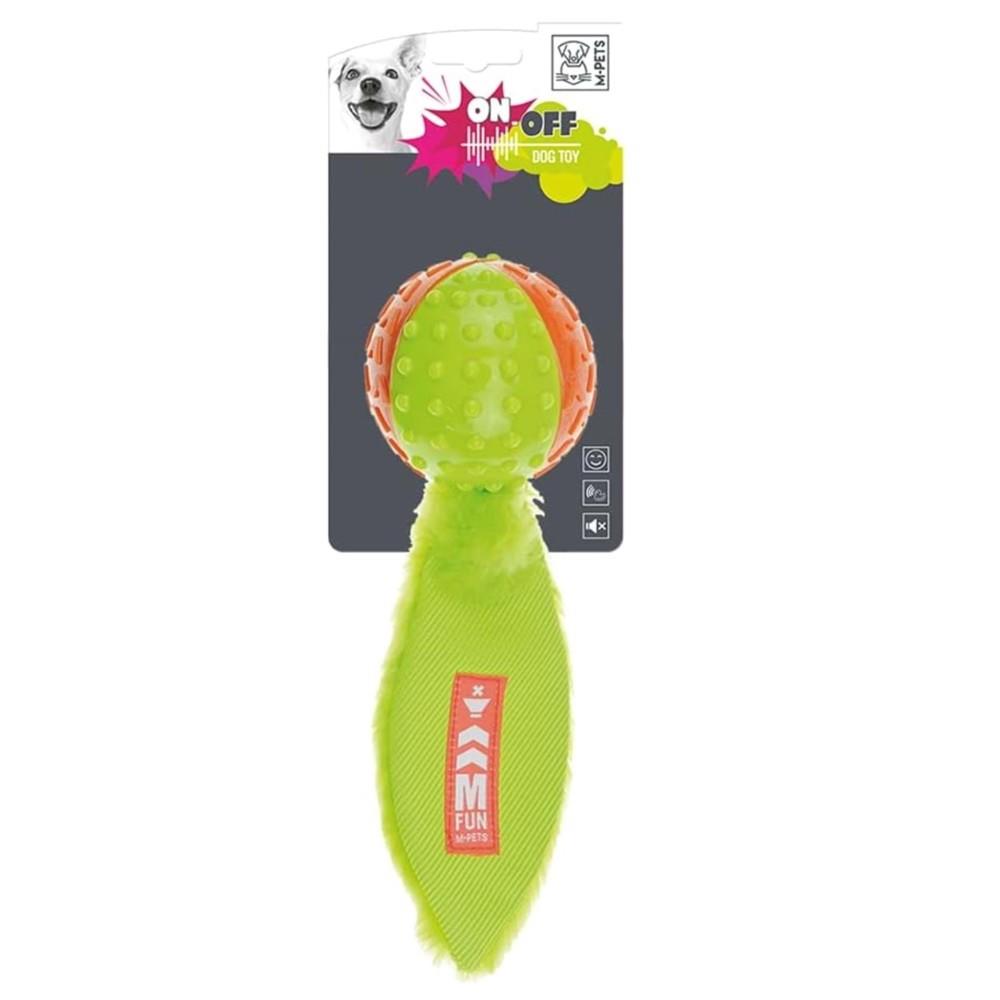 M-Pets Meteor Kauçuk Köpek Oyuncağı 25 cm Yeşil