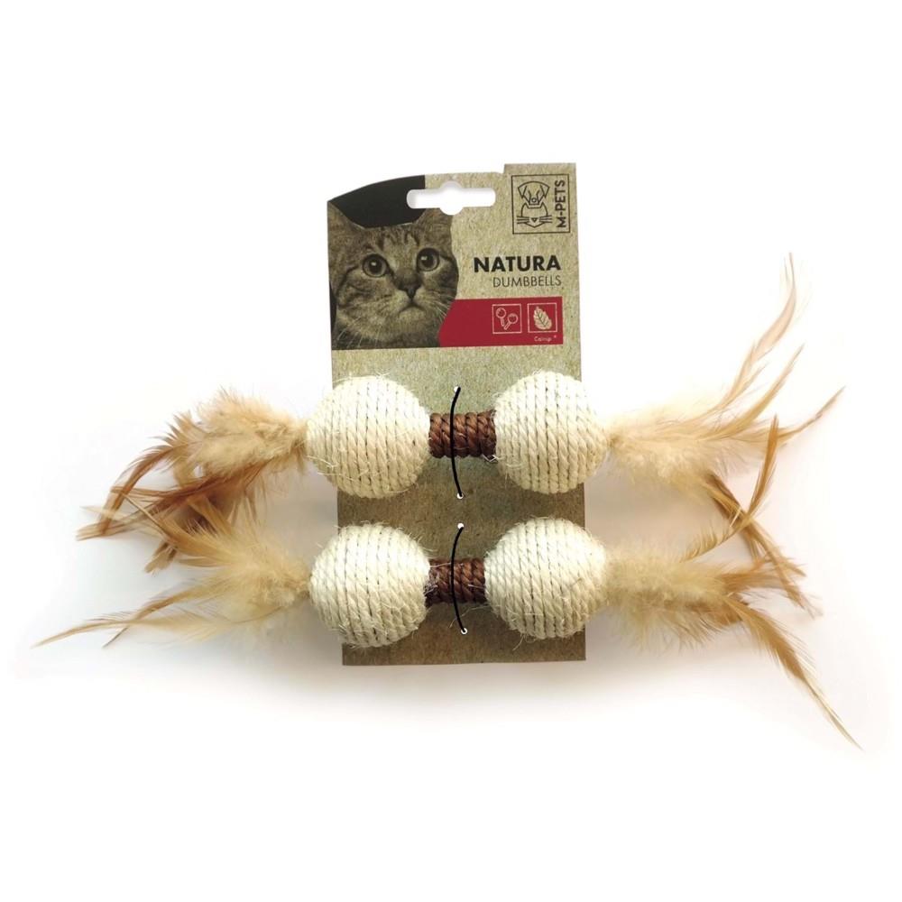 M-Pets Natura Hasır Dumbell Kedi Oyuncağı 24x4.5x4.5 cm