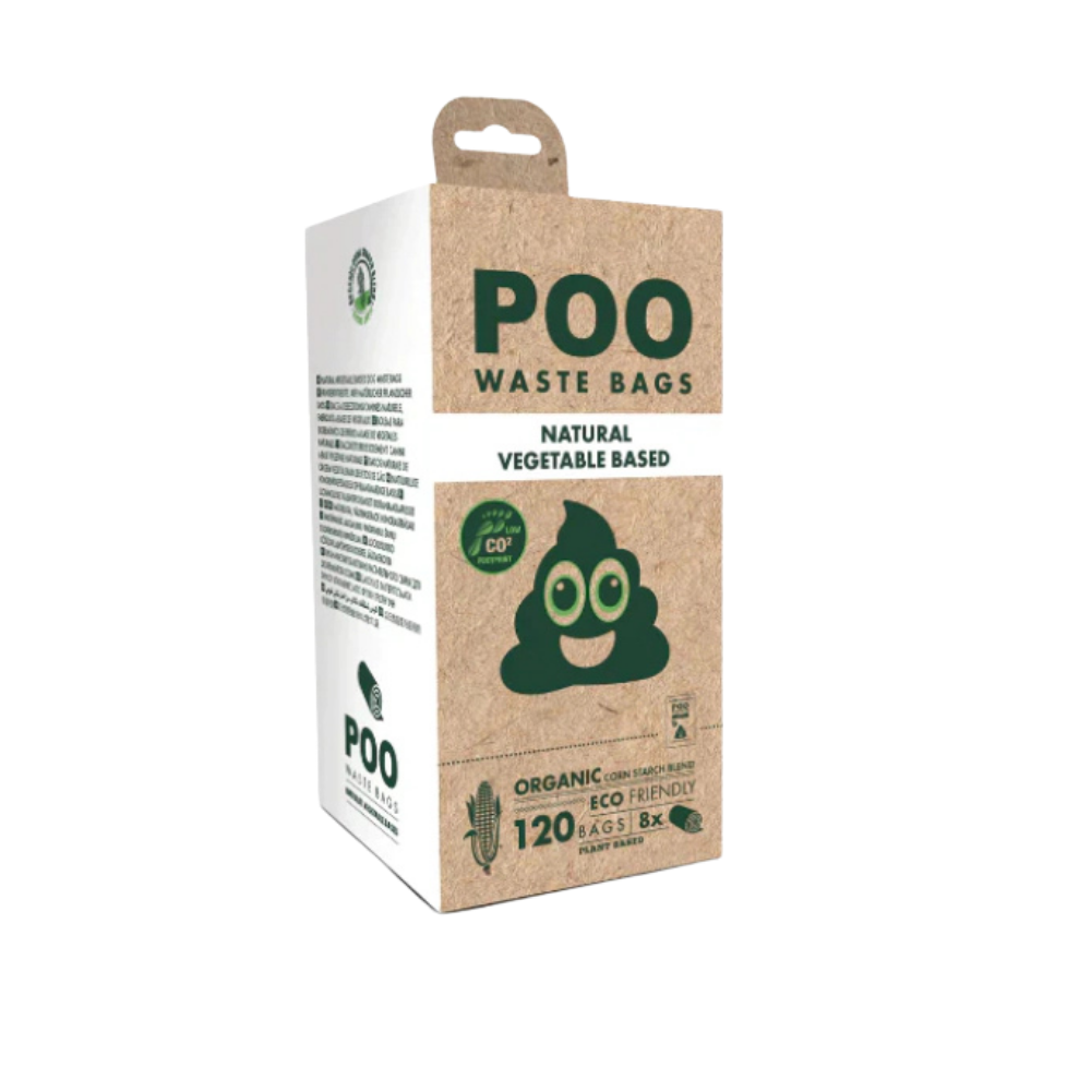 M-Pets Natural Dışkı Toplama Poşeti 15 Yaprak 8'Li Paket