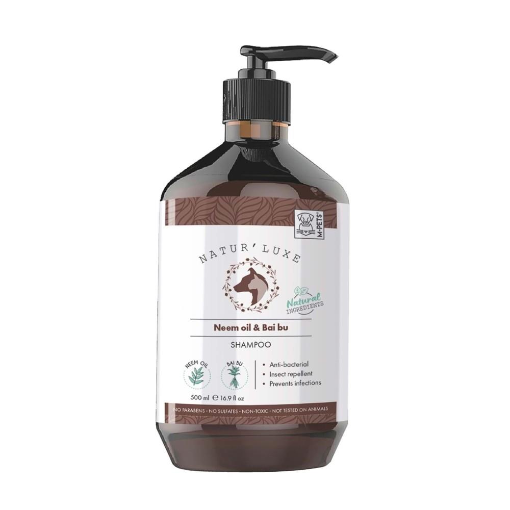 M-Pets Naturluxe Neem Yağı ve Bai Bu Özlü Köpek Şampuanı 500 ml