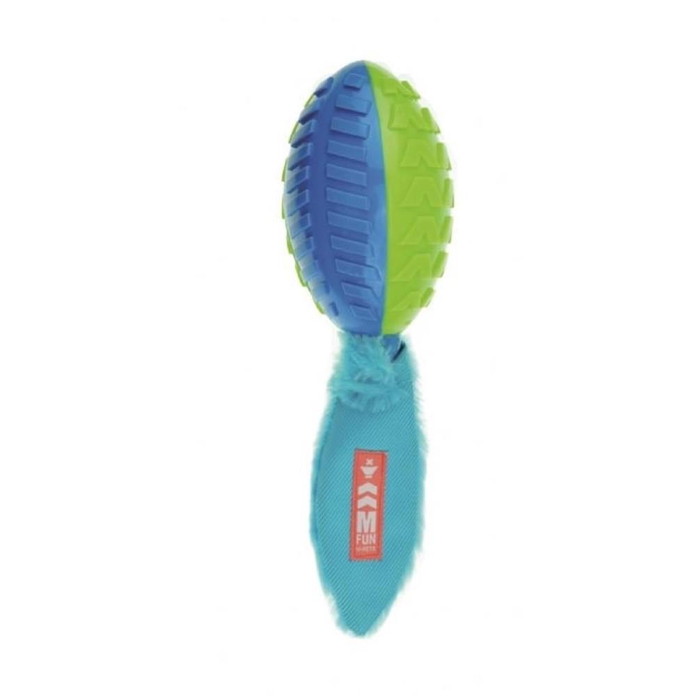 M-Pets On/Off Shelly Kauçuk Mavi Yeşil Köpek Oyuncağı