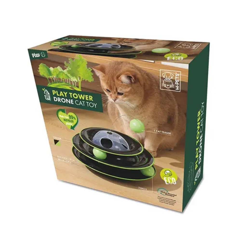 M-Pets Play Tower Drone Kedi Oyuncağı