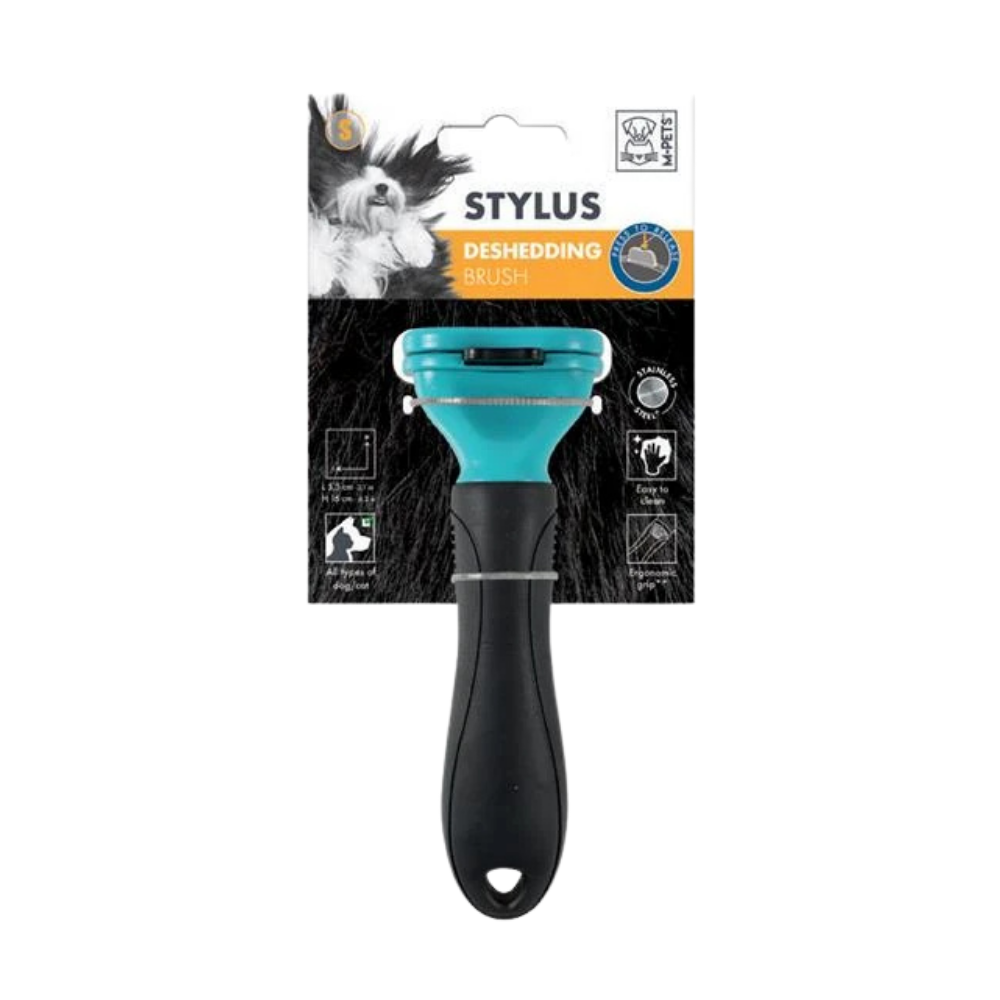 M-Pets Stylus Furminatör Basmalı Kedi Köpek Tarağı Small