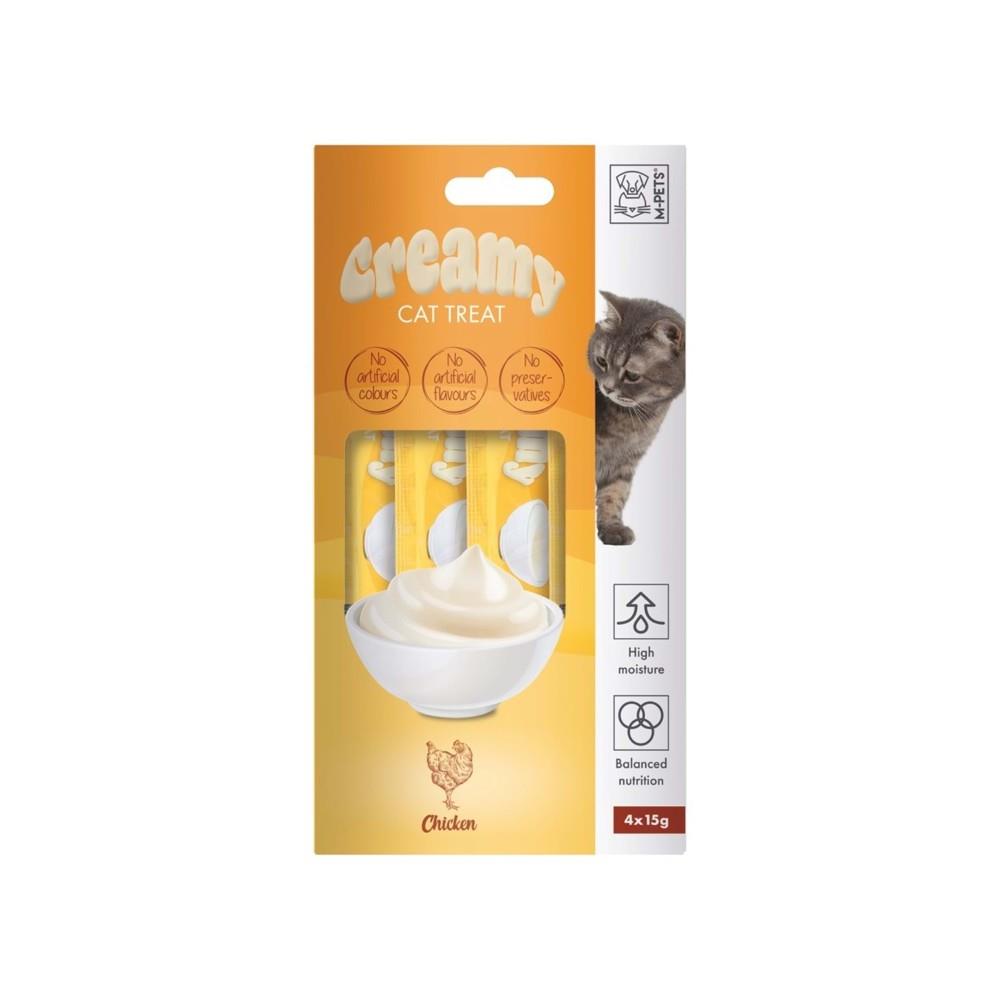 M-Pets Tavuklu Krema Kedi Ödül Maması 15 gr 4'lü