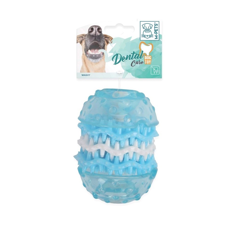M-Pets Termoplastik Kauçuk Dental Köpek Diş Kaşıma Oyuncağı 8x8x10.5 cm L
