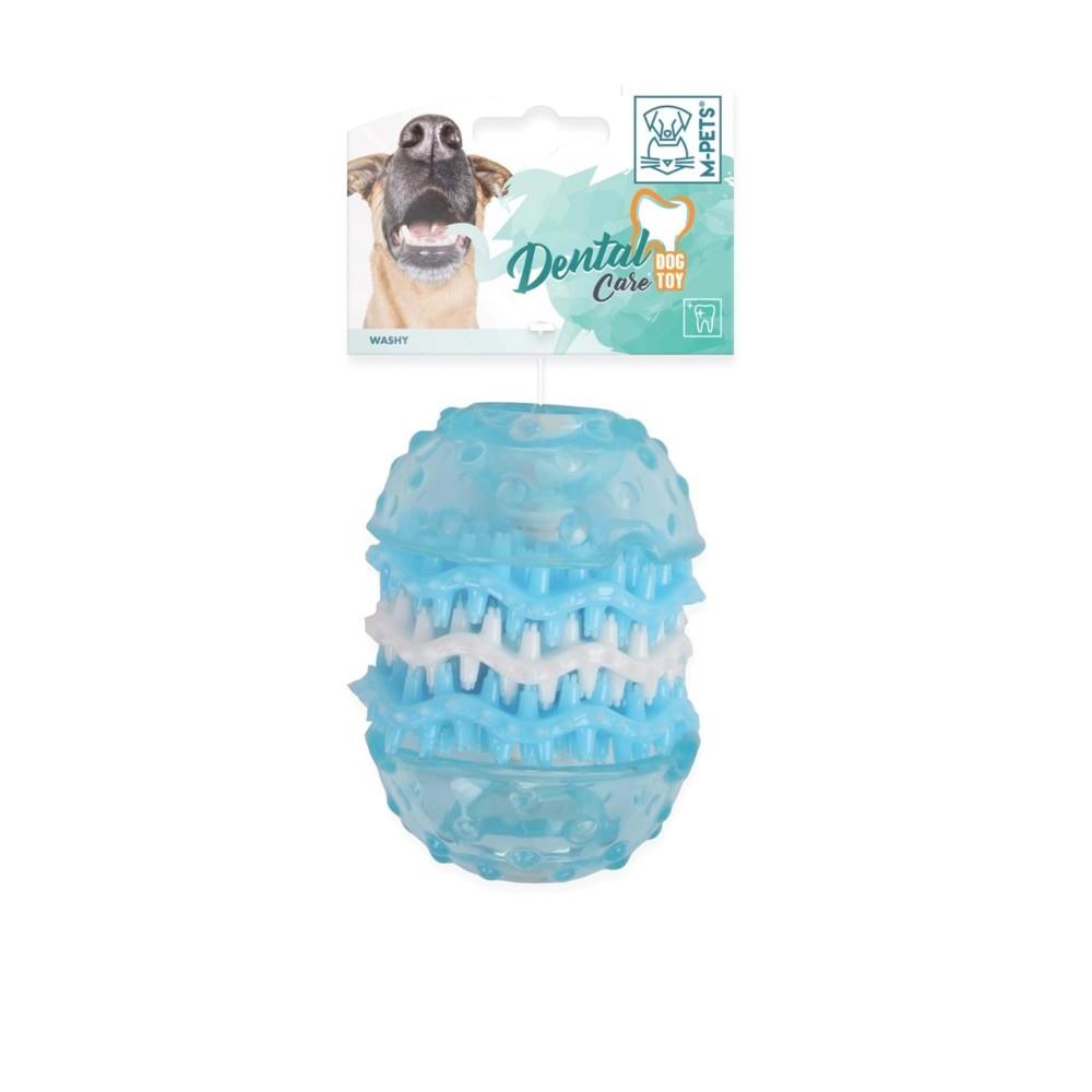 M-Pets Termoplastik Kauçuk Dental Köpek Diş Kaşıma Oyuncağı 5.5x5.5x11.5 cm M