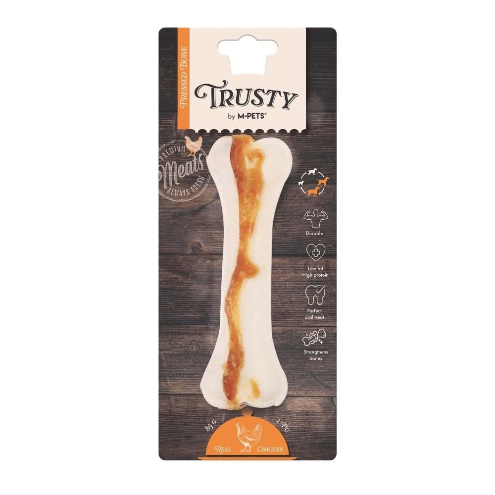 M-Pets Trusty Chicken Kemik Köpek Ödülü 15.3 cm