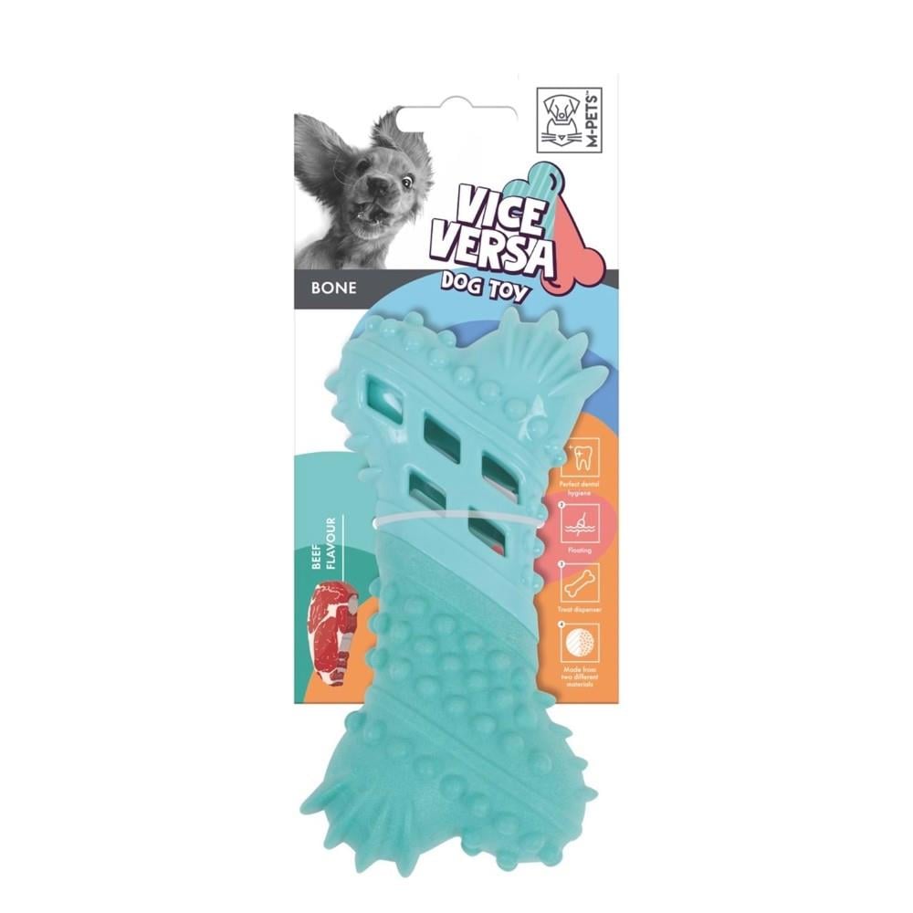 M-Pets Vice Versa Bone Et Aromalı Köpek Oyuncağı 4.22x8.51x15.88 cm