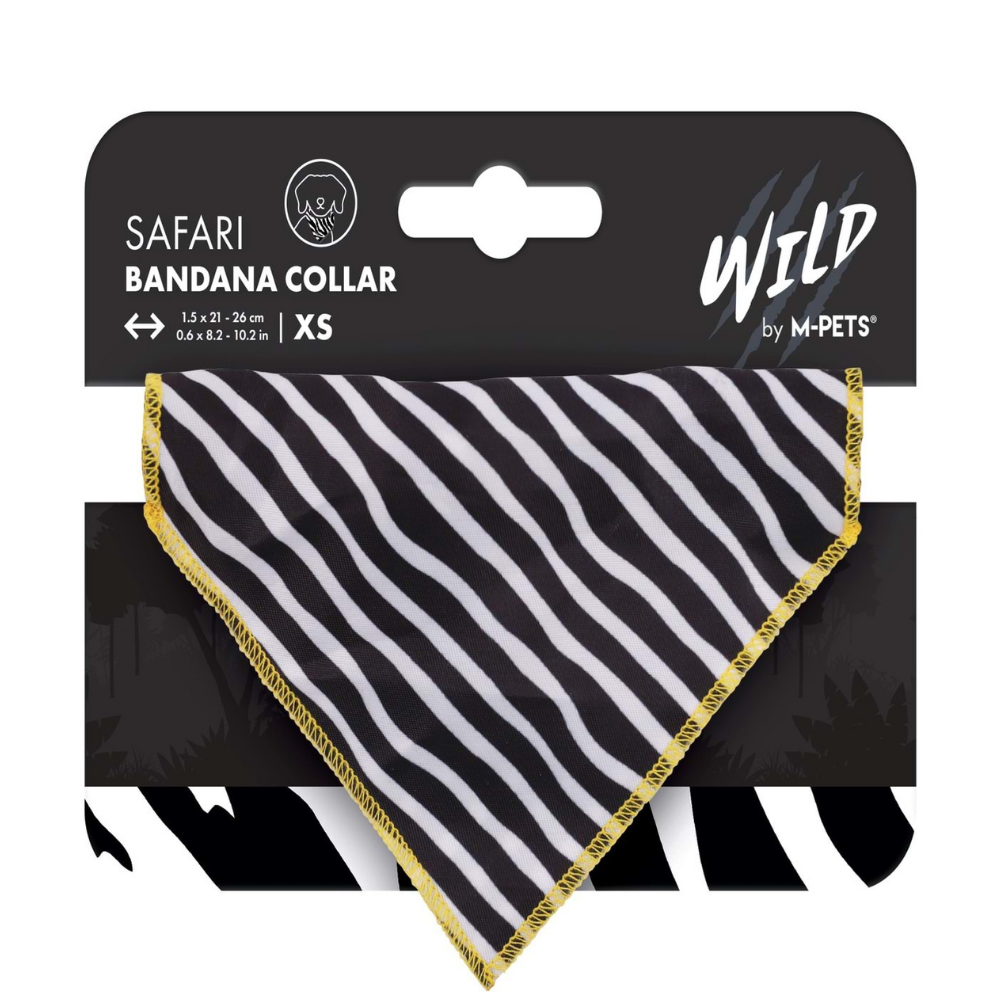 M-Pets Wild Safari Köpek Bandana Renkli (XS)