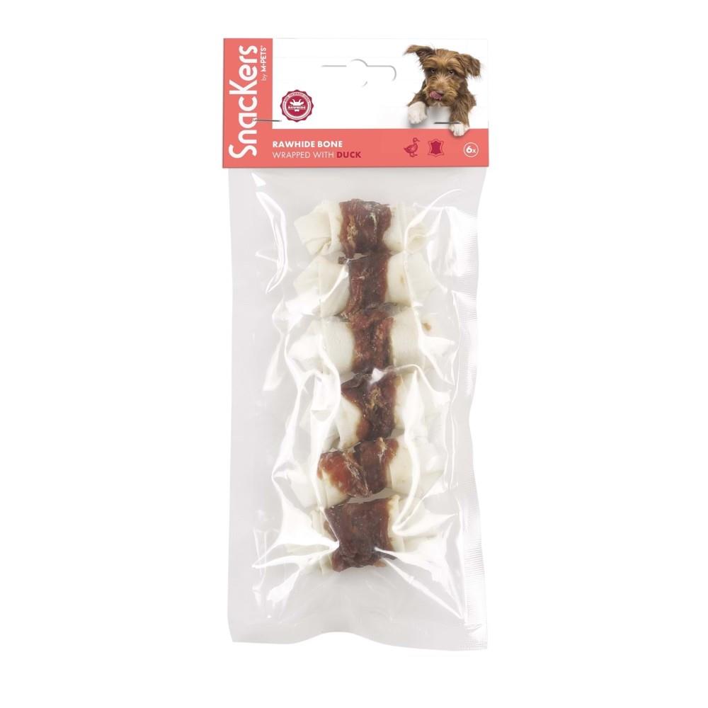 M-Pets Ağız Bakımı için Ördek Etli Düğümlü Köpek Kemiği 6'lı 84gr