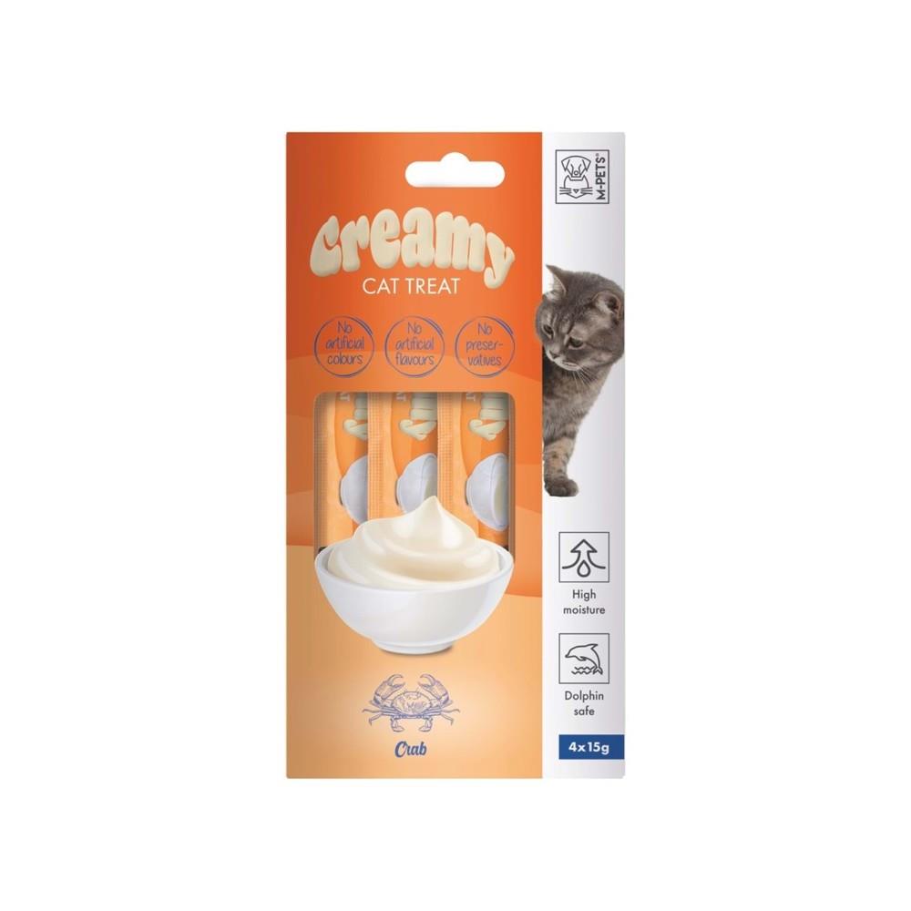 M-Pets Yengeçli Krema Kedi Ödül Maması 15 gr 4'lü