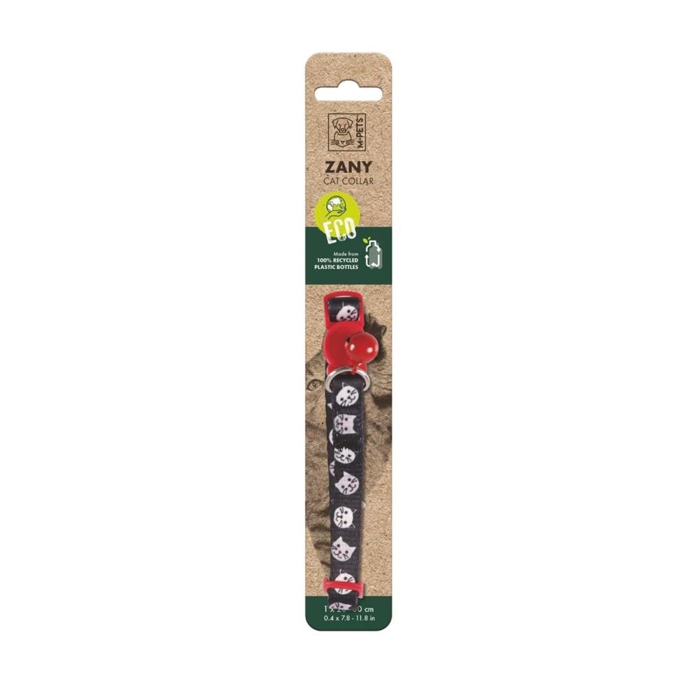 M-Pets Zany Zilli Kedi Desenli Kedi Boyun Tasması 20-30 cm