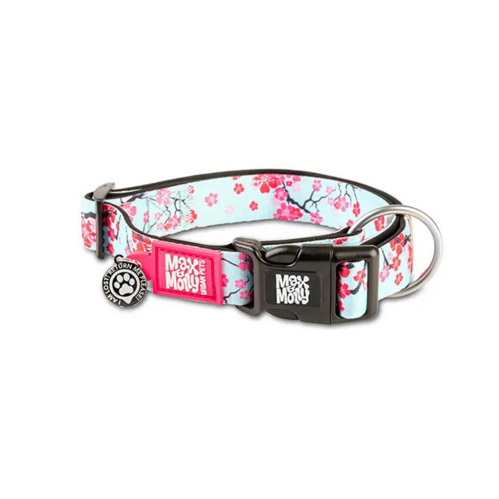 Max & Molly Cherry Bloom Smart ID Köpek Boyun Tasması Xsmall