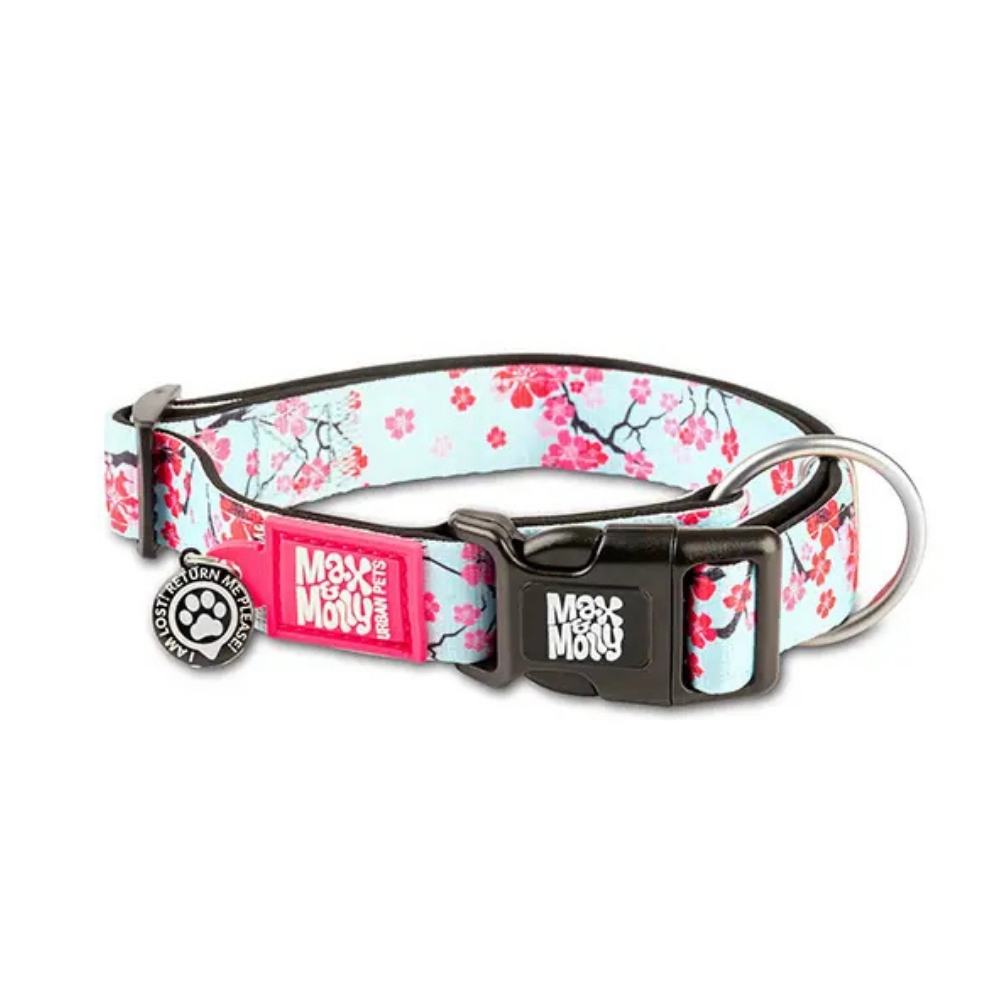 Max & Molly Smart ID Cherry Bloom Köpek Boyun Tasması Large