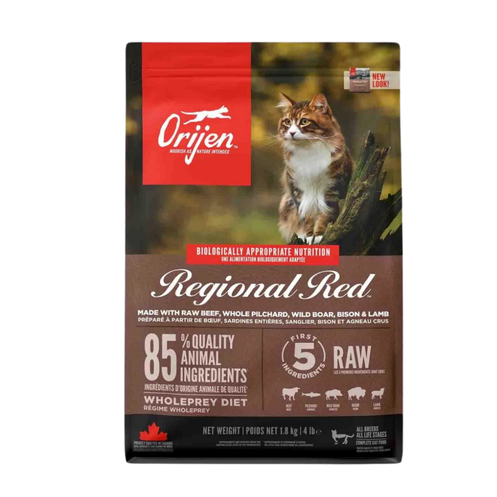 Orijen Regional Red Kırmızı Etli Tahılsız Kedi Maması 1,8kg