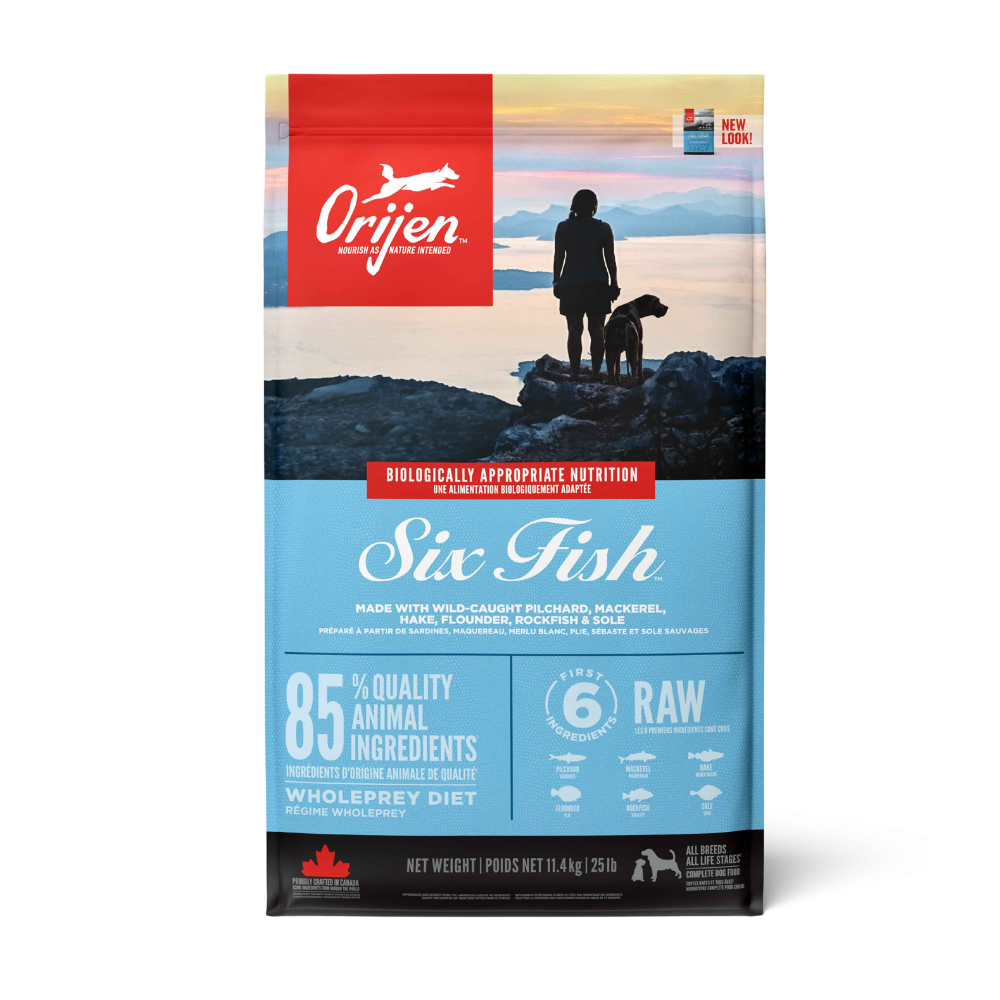 Orijen Six Fish Tüm Irk veYaşam Evreleri İçin Köpek Maması 11,4 kg