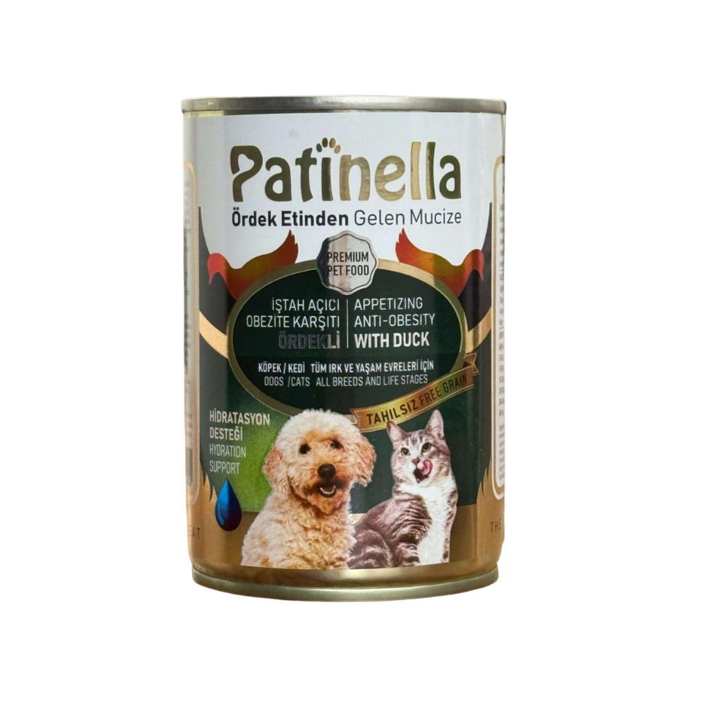 Patinella %60 Ördek Etli Kedi-Köpek Konservesi 415 Gr