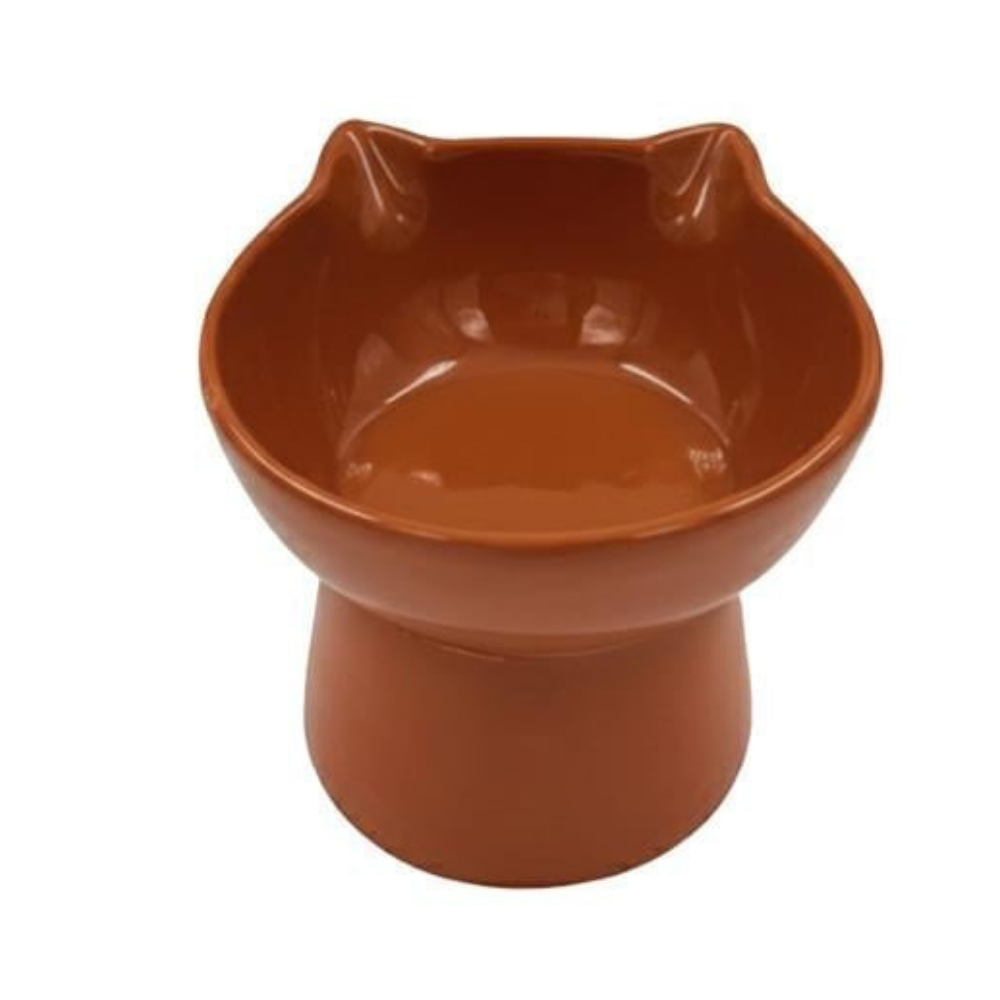 Sampaws Opak Ayaklı Kedi Figürlü Su Kabı Turuncu