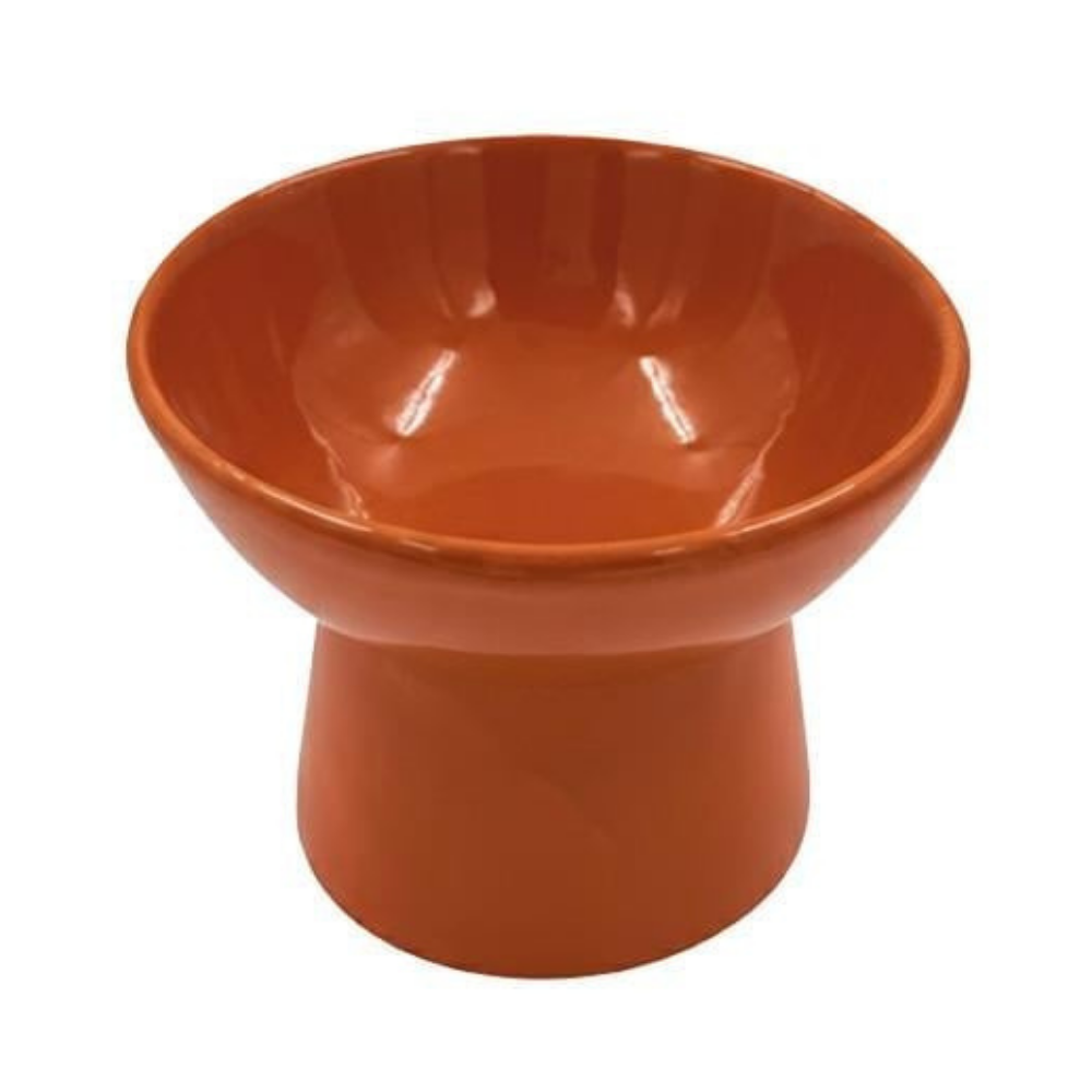 Sampaws Opak Ayaklı Mama ve Su Kabı Turuncu