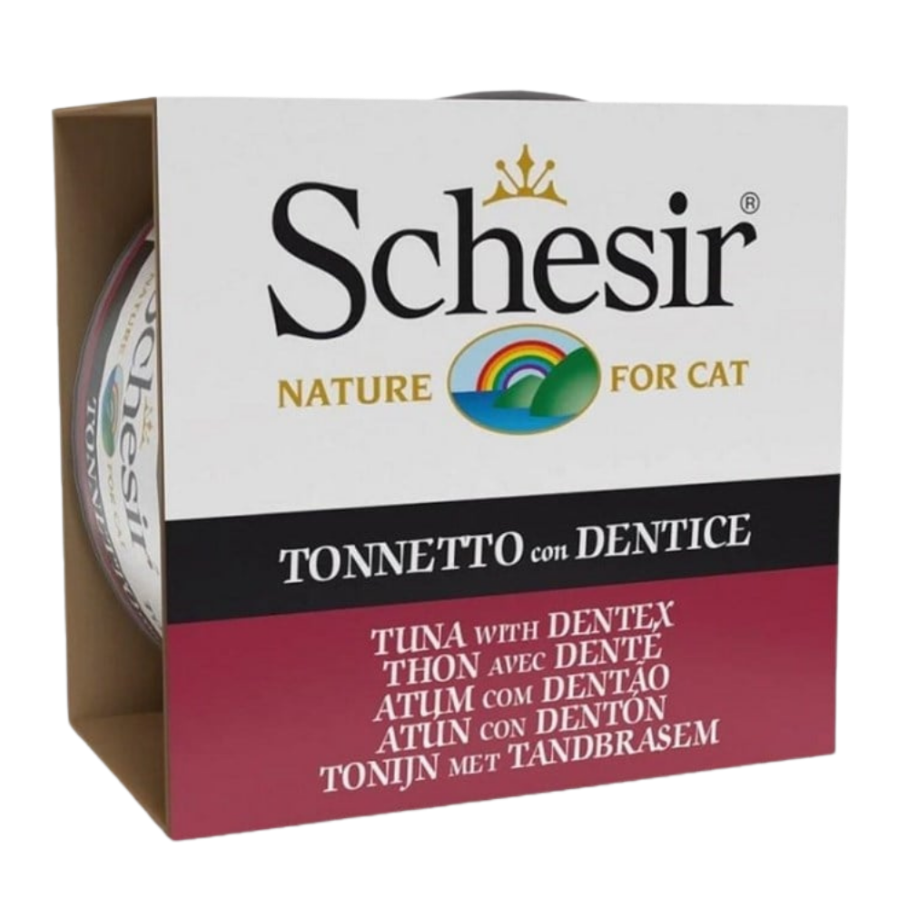 Schesir Jelly Ton Balığı ve Sinarit Balığı Jöle İçinde Yetişkin Kedi Konservesi 85gr