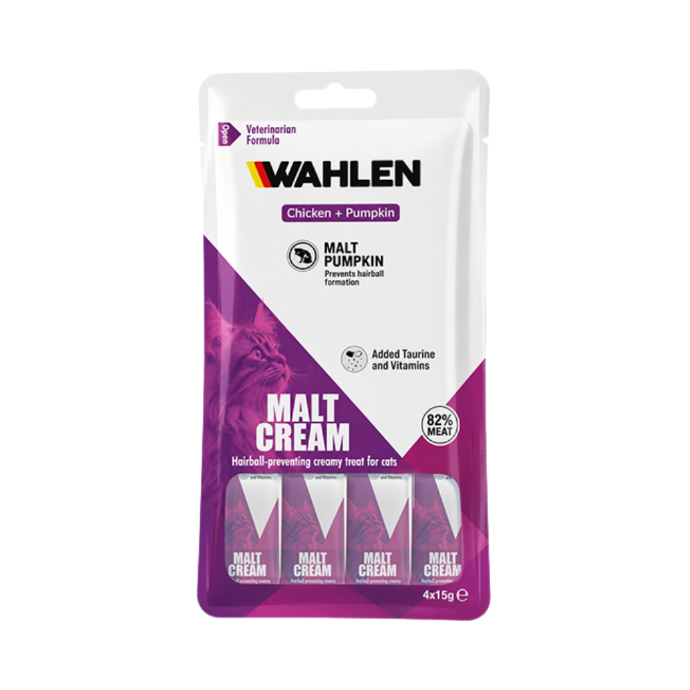 Wahlen Malt Cream Tavuklu ve Balkabaklı Kedi Krema Ödülü 4x15 g