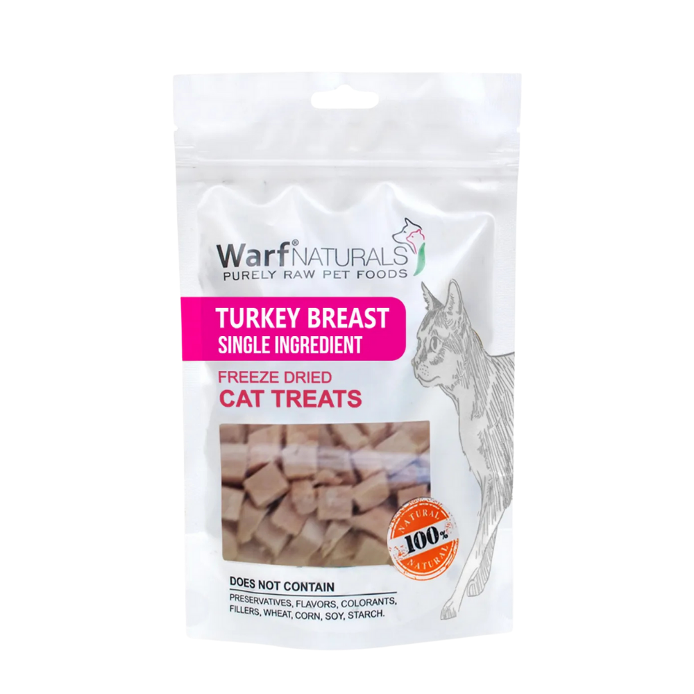 Warf Naturals Freeze Dried Hindi Göğüs Kedi Ödülü 40 gr