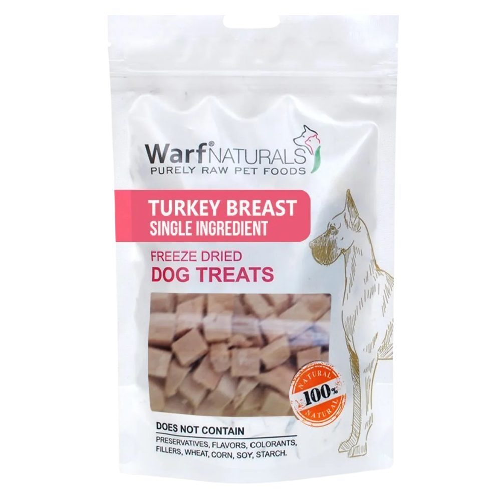 Warf Naturals Freeze Dried Hindi Göğüs Köpek Ödülü 40 gr
