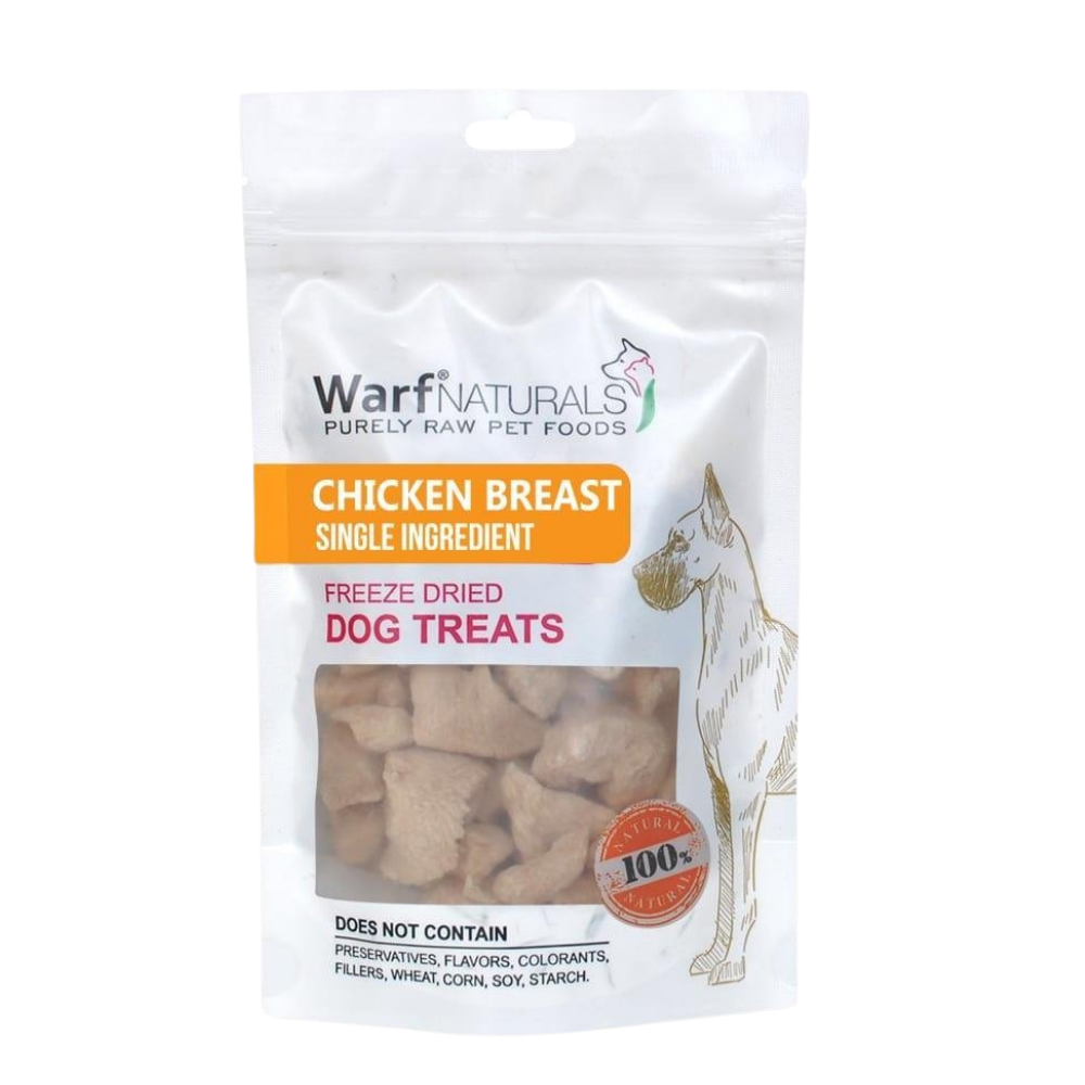 Warf Naturals Freeze Dried Tavuk Göğüs Köpek Ödülü 40 gr