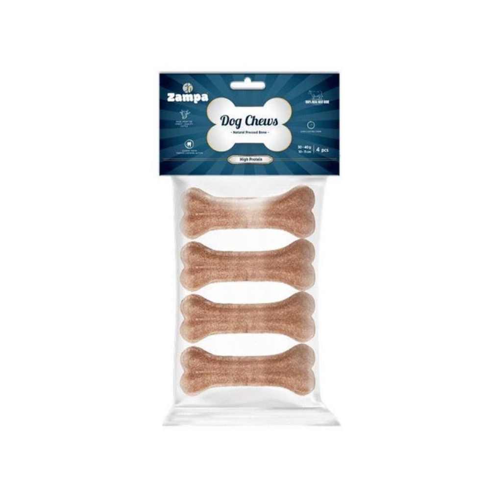 Zampa Naturel Press Kemik Köpek Ödülü 4 lü 30-40g