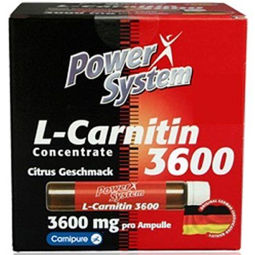 Power System L-Carnitine 3600MG 20 Ampl - 3ka.com.tr