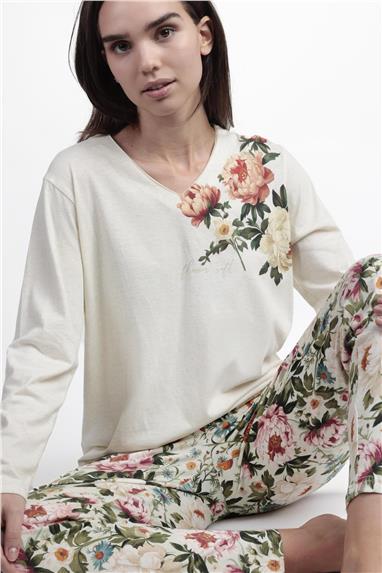 Admas Cretona Kadın Pijama Takımı