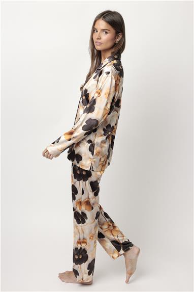 Admas Luxury Flowers Kadın Pijama Takımı