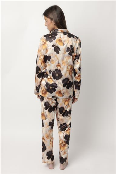 Admas Luxury Flowers Kadın Pijama Takımı