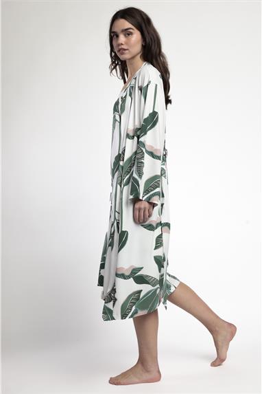 Admas Luxury Leaves Kadın Sabahlık