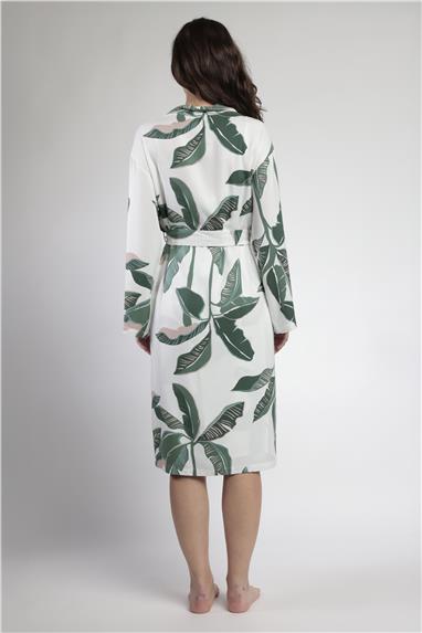 Admas Luxury Leaves Kadın Sabahlık