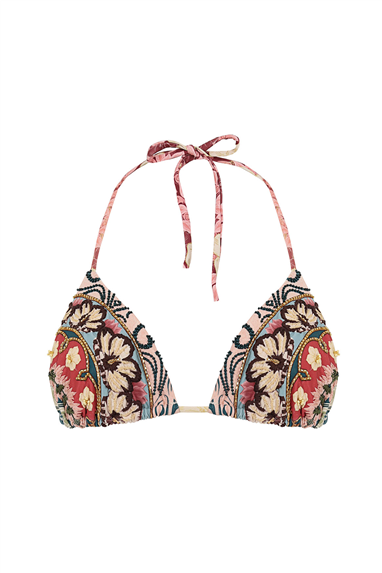 Agua Bendita Lolita Especial Plume 20696 Kadın Bikini Üstü Çok Renkli