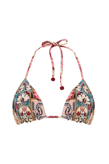 Agua Bendita Lolita Plume 20674 Kadın Bikini Üstü Çok Renkli