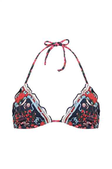 Agua Bendita Lolita Ruche Cherish 20583 Kadın Bikini Üstü Çok Renkli