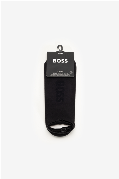 Boss 2P As Oxigen Erkek 2li Çorap Siyah